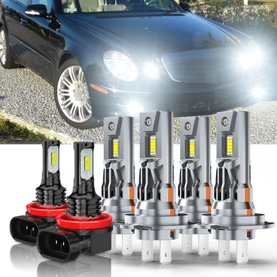 Комплект светодиодных противотуманных фар для Mercedes-Benz E350 E550 E63 AMG 2008-2012 - Изображение 1 из 4