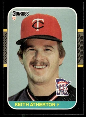 1987 Donruss Keith Atherton Minnesota Twins #272 - Image 1 of 2
