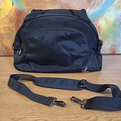 New Balance Yoga Gym Bag Breast Cancer Awareness Black Shoulder Strap Mat Holder - Image 1 of 4