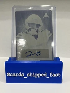 2021 Leaf Memories College Football Jacob Copeland Printing Plate RC AUTO 1/1 - Picture 1 of 2