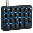 Macro Mechanical Keyboard Blue LED 23 Programmable Key Gaming Keypad Blue Switch