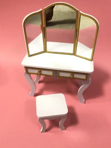 Dressing Table 1/6 ooak Handmade Furniture for Fashion Royalty Poppy Parker Doll - Picture 1 of 4