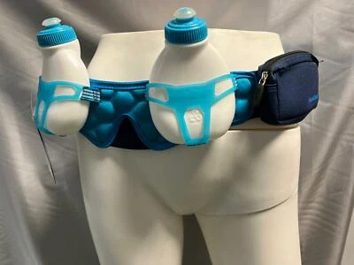 Cinturón de almacenamiento para correr Fuelbelt Helio con 2 botellas - cintura grande 33-35" PVP £45 Foto 1 de 4