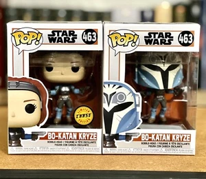 Bo-Katan Kryze Chase & Common Star Wars Funko POP! Set of 2 - Picture 1 of 6