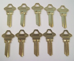 Nwot Schlage SC1 'C' Key Blanks Lot of 10 - Picture 1 of 2