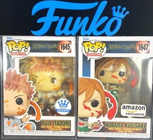 Pop Cave 2024 JUJUTSU KAISEN SET: YUJI ITADORI and NOBARA KUGISAKI - FREE FEDEX - Picture 1 of 14