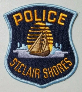 St. Clair Shores Michigan Police Uniform Shoulder Patch Unused 9487 - Picture 1 of 3