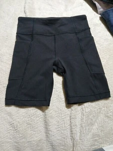 Athleta Girl Bike Short Youth Black S/7 P/7 - Picture 1 of 12