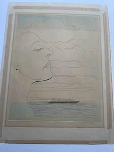 Man Ray Etching Surrealism Modernism Elizabeth artist proof Vintage Famous art - Picture 1 of 22