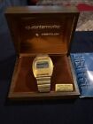 Vintage 1970s Westclox Quartzmatic Wrist Watch LCD DIGITAL Solid State In Box