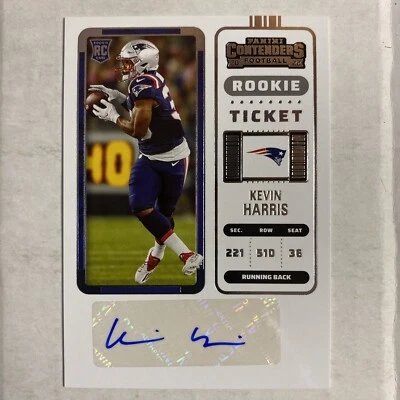 2022 Contenders Ticket Kevin Harris ROOKIE Auto AA - Image 1 of 2