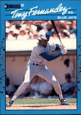 1990 Donruss Best AL Toronto Blue Jays Baseball Card #113 Tony Fernandez