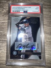 Edgar Martinez PSA 9 2003 Donruss Signature Series Century Auto Autograph /100