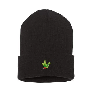 Sombrero gorro bordado colibrí, gorro colibrí sombrero de invierno - Imagen 1 de 2
