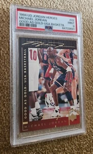 MICHAEL JORDAN - 1994 UPPER DECK BASKETBALL HEROES - GOOD AS GOLD - PSA MINT 9 - Picture 1 of 1