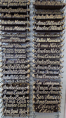 Inscription Bronze Pour Plaque Funeraire • 4.65€