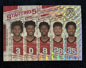 2021-22 Panini Mosaic #27 Starting 5 Houston Rockets JR