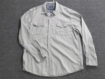 American Rag Shirt Mens XL Gray Long Sleeve Button Up Collared Casual - Image 1 of 4