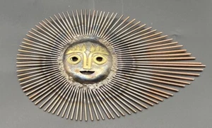 Emaus Benedictine Brass And Bronze Sun Sculpture 1970’s - Picture 1 of 5