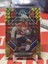 2023 Mosaic #345 MARTE MAPU RC Red And Yellow Choice  Prizm  /80 PATRIOTS