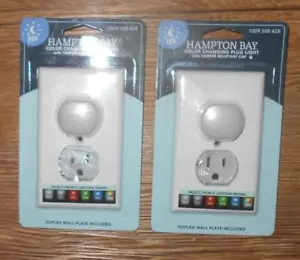 Hampton Bay Two Color Changing Plug Lights - Picture 1 of 1