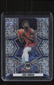 2021 Panini Mosaic #82 Joel Embiid Sparkle Mint