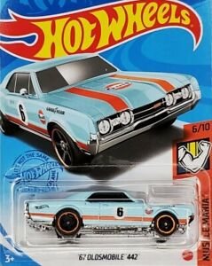 HOT WHEELS 67 OLDSMOBILE FREE BOXED SHIPPING 