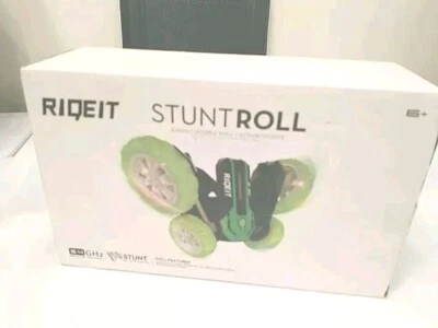 Stunt Car Double Roll Action Stunts Remote Control Car Series Green New Toy - Image 1 of 4