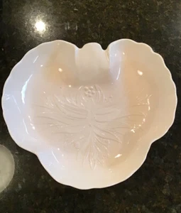 Vintage Off White Maurice of California USA CK 83 Schüssel Schale Platte Blume - Bild 1 von 7