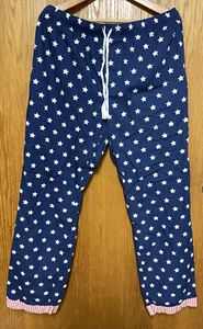Pigiama Vineyard Vines pantalone salopette medio stelle e righe coulisse cotone - Foto 1 di 4