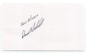 Darrell Sutherland Signed 3x5 Index Card Autographed Baseball MLB New York Mets - Picture 1 of 2