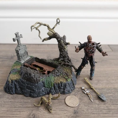 Spawn The Graveyard Play Set “Spawn the Movie” 1997 Mcfarlane Toys Loose - Image 1 of 2