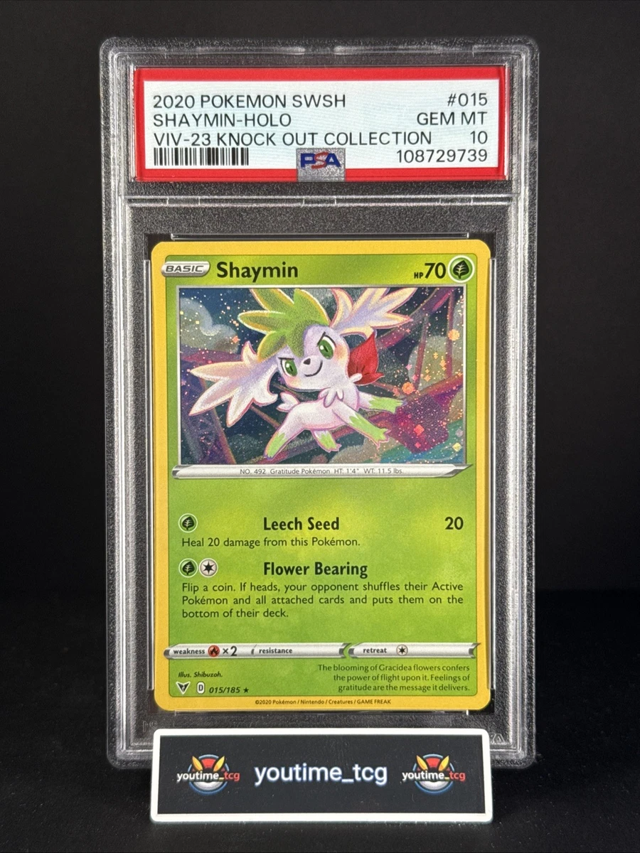 Shaymin Pokémon TCG Professional Sports Authenticator (PSA) Grade