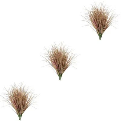  3 Count Simulation Grass Fake Tall Decorative Artificial Plants for Outdoors - Image 1 of 4
