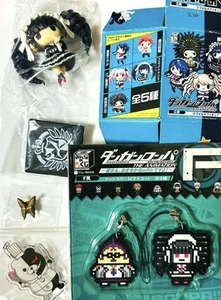Danganronpa Celestia Ludenberg Figure Pin Badge Rubber Strap Collection Set - Picture 1 of 5