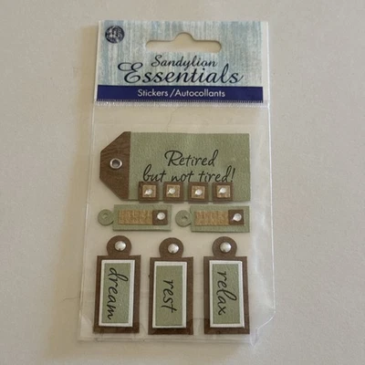 Sandylion Essentials~Retirement~dimensional stickers for scrapbooking - Image 1 of 2