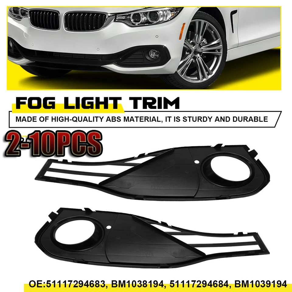 Biseles de luces antiniebla de parachoques delantero para BMW 428i 430i 435i 440i 2014-20202-10X Foto 1 de 4