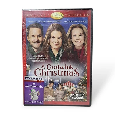 A Godwink Christmas (DVD, 2018) Hallmark Kimberley Sustad Paul Campbell Sealed - Image 1 of 4