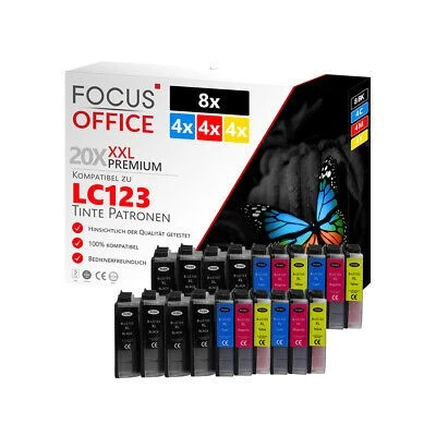 20x Druckerpatrone für Brother MFC-J245 MFC-J285DW MFC-J470DW MFC-J650DW J870DW - Bild 1 von 4