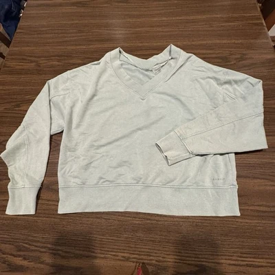 Danskin Women's Light Mint Green Pullover Sweatshirt Size XS Long Sleeve C14 - Image 1 of 4