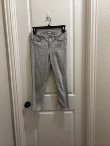 Athleta Sculptek Cropped Skinny Jeans Women Size 8 Gray Casual 24” Inseam - Picture 1 of 5