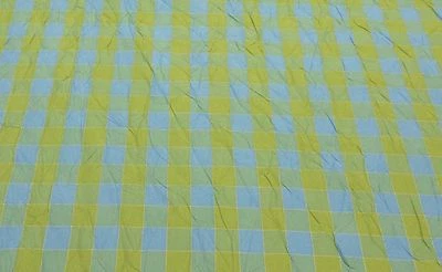 P KAUFMANN ARRUGA AQUA AZUL SEERSUCKER LOOK TELA POLIÉSTER POR YARDA 56"W Foto 1 de 4