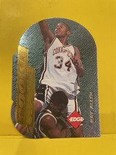 1996 Edge Rookie Rage Die-Cut Ray Allen #2 Rookie HOF RC