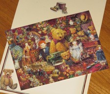 Stewart Sherwood Art - Toys in the Attic - Vintage Lang Christmas Card 4ct