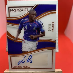 Panini Immaculate Patrick Vieira Auto /99 2023-24 France No. IA-PV Frankreich - Bild 1 von 3