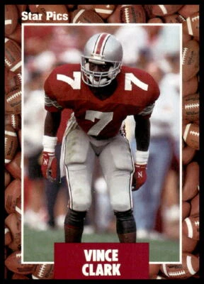 1991 Star Pics #77 Vinnie Clark - Image 1 of 2