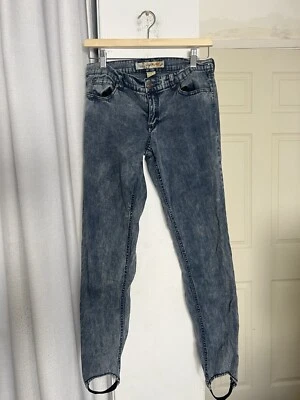 Vtg TYTE JEANS Women Junior Girls Low Rise Stirrup Skinny Jeans Size 9 NWOT - Image 1 of 4