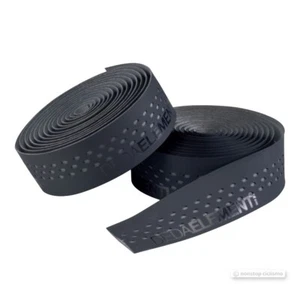 Deda Elementi PRESA Dual Density Perforated Handlebar Tape : BLACK/GREY - Picture 1 of 1