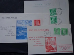 DEUTSCHE BESATZUNGSAUSGABEN 1939/45 - TRIKOT 1942 (3x) FDC VARIANTE - - Bild 1 von 1