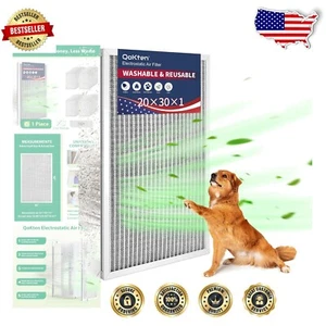 20x30x1 Electrostatic Air Filter - Washable and Cost-Effective Solution - Picture 1 of 9